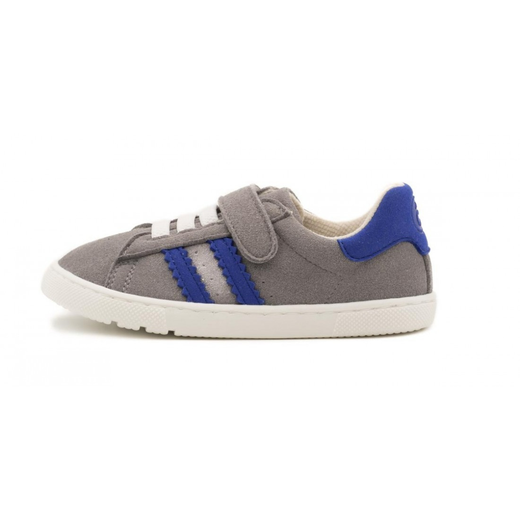 Barfuß Sneaker - Modell Roller von Coqueflex in Grau/Blau